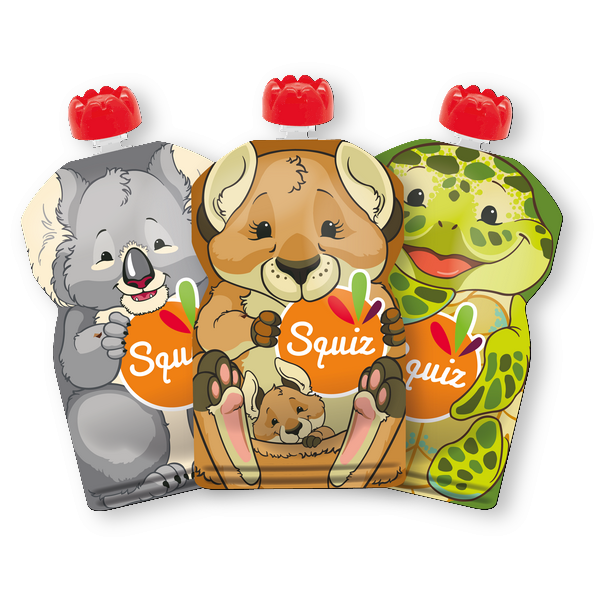 Gourdes réutilisables australie 130 ml + 1 squiz'zip - 1