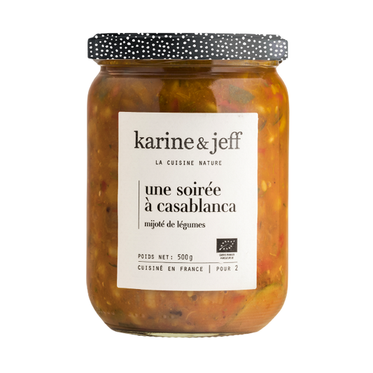 Une soirée à casablanca mijoté de pois chiches légumes et lait de coco - 1